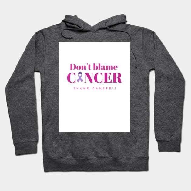 Don't blame cancer Hoodie by cybm